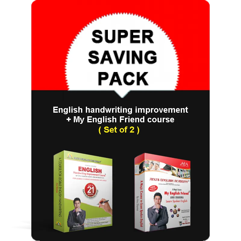 English Handwriting Improvement Course + My English Friend