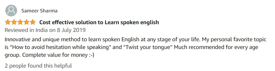 Learner testimonial 12