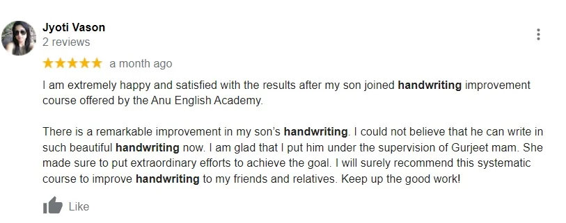 Learner testimonial 14
