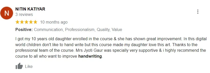 Learner testimonial 17