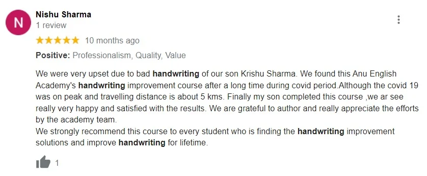 Learner testimonial 22