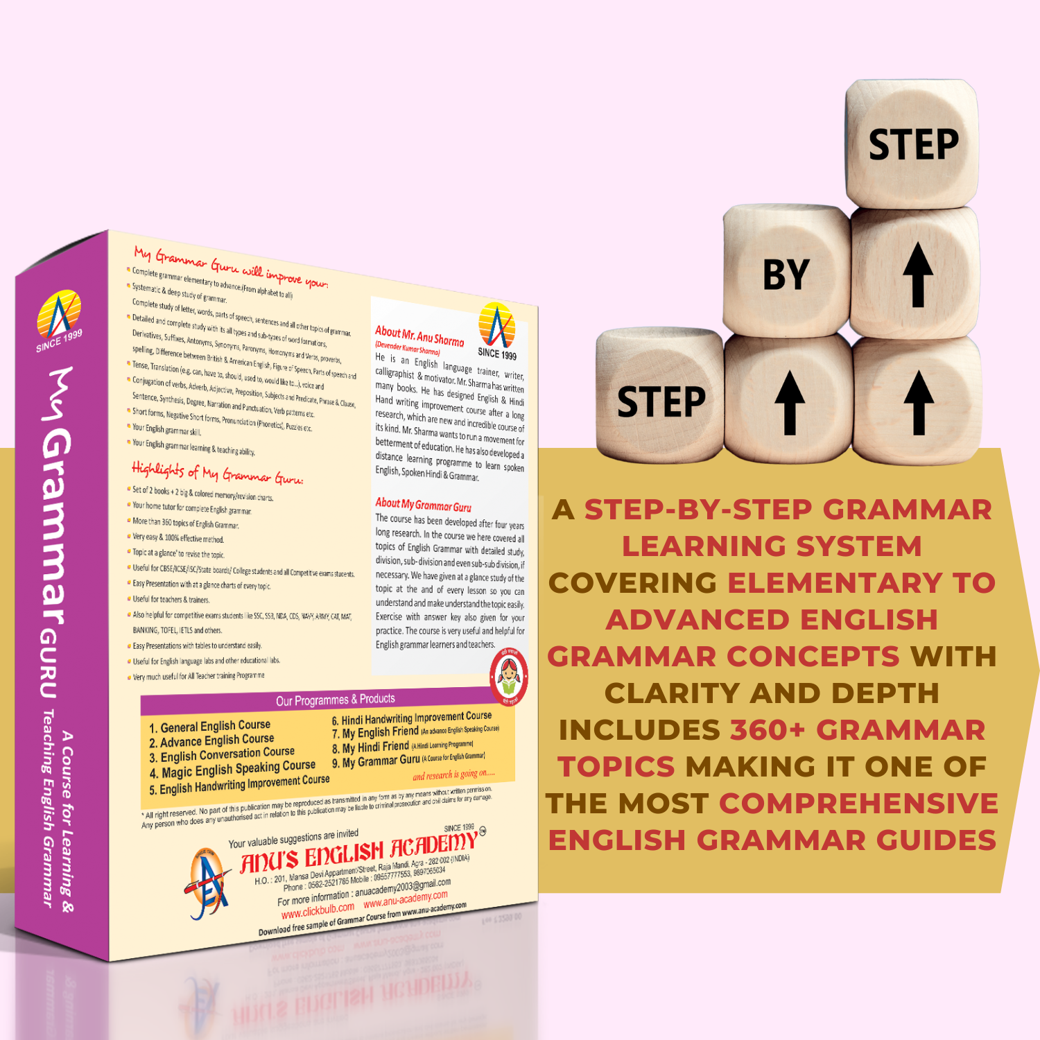 Super Saving Pack (English + Hindi Handwriting Improvement+My Grammar Guru Course)