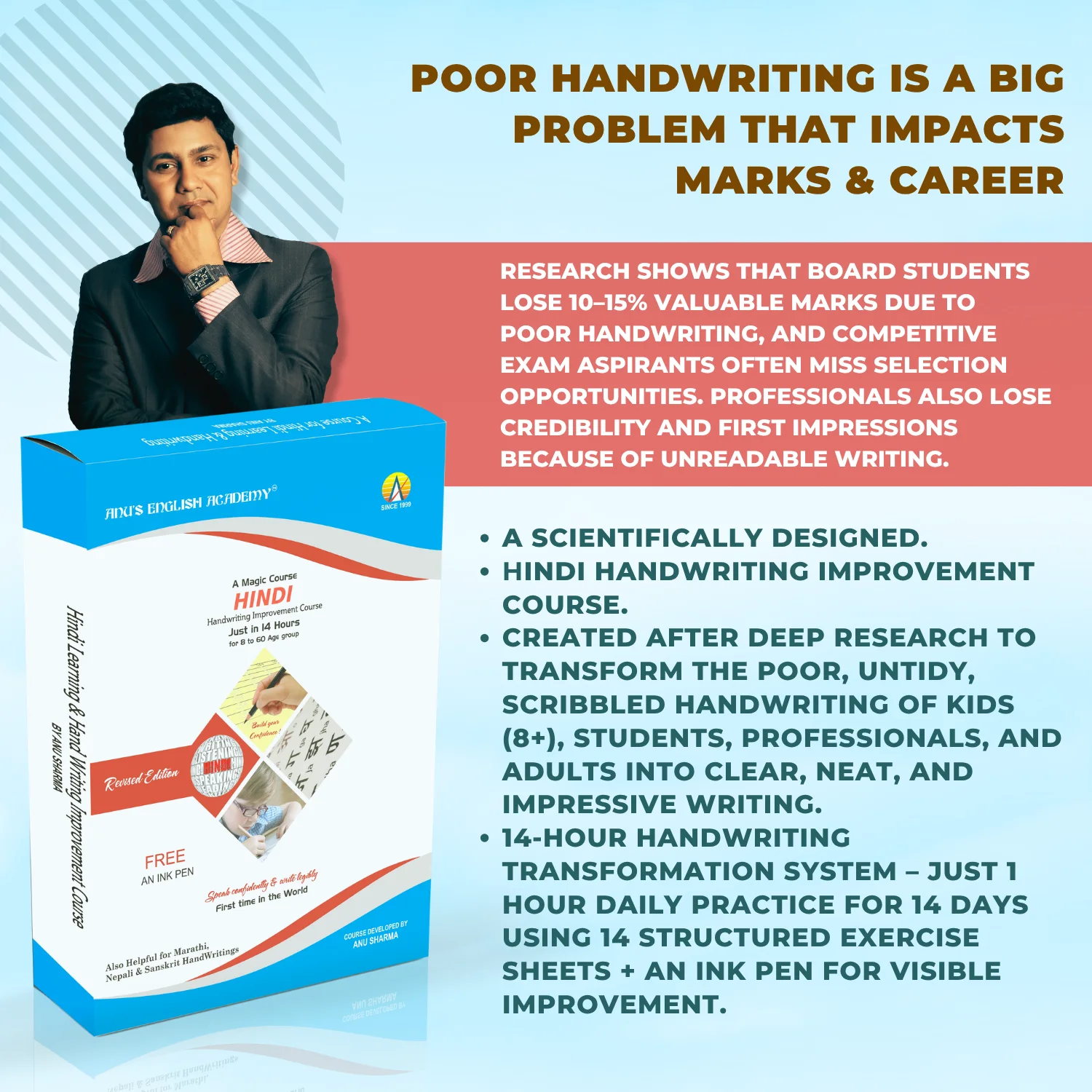 Super Saving Pack (English + Hindi Handwriting Improvement+My Grammar Guru Course)